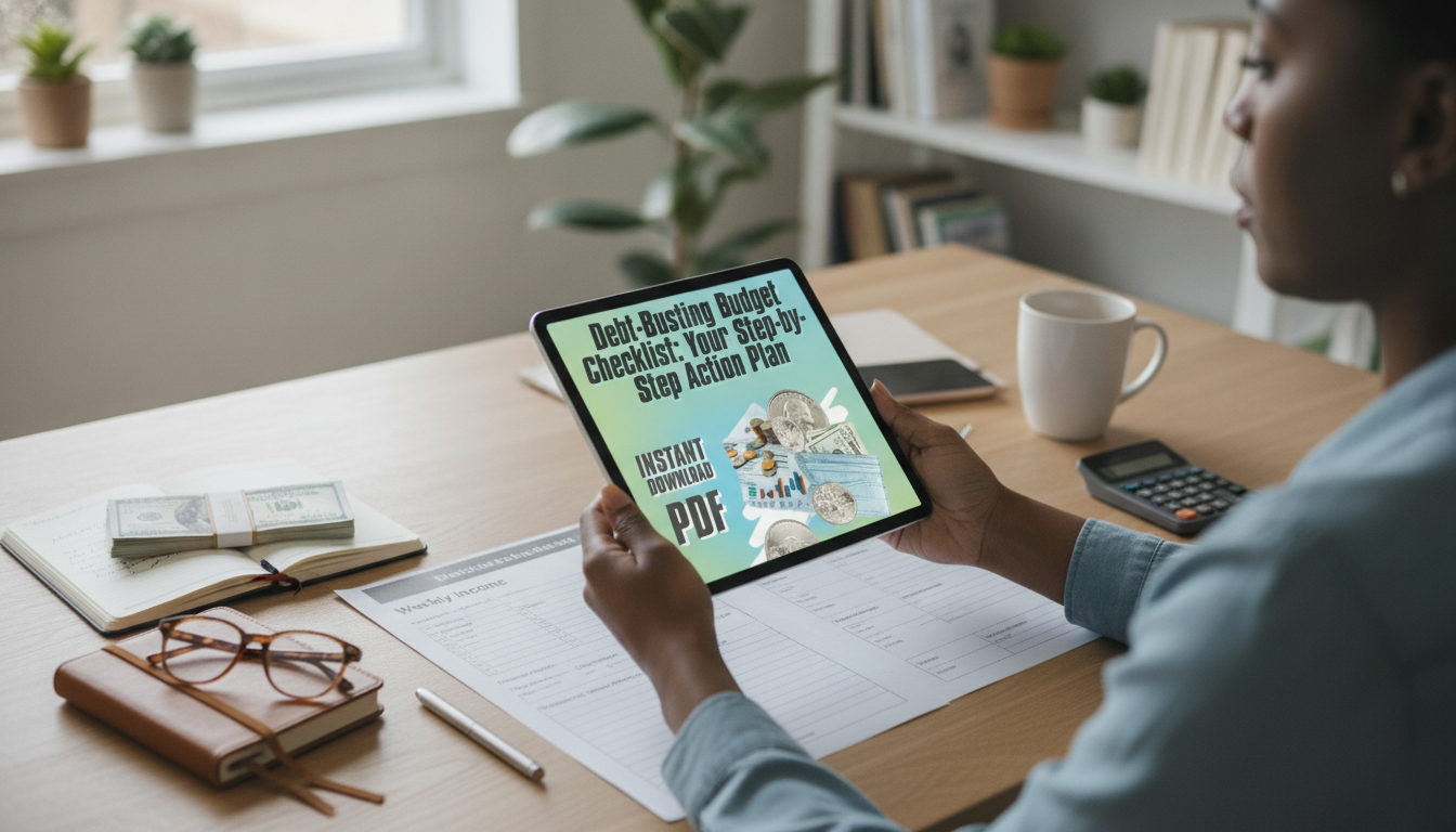 Debt-Busting Budget Checklist: Weekly Plan to Pay Off Debt