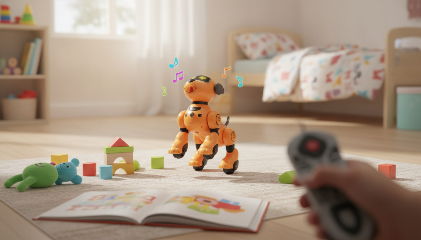 Interactive RC Robot Dog for Kids: Dance, Sing & Play