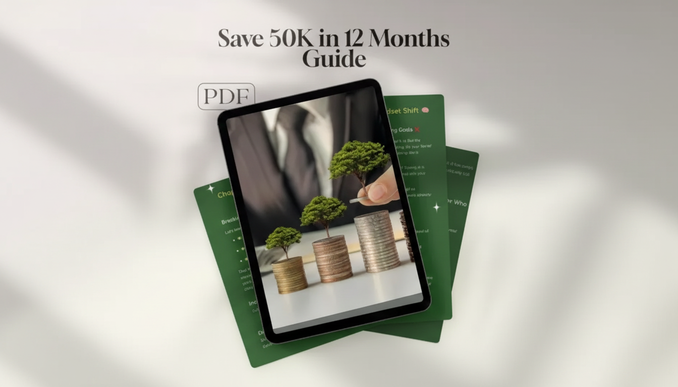 How to Save $50K in 12 Months: Monthly Plan + Automation