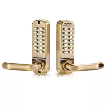 Mechanical Keypad Door Lock: Battery-Free Keyless Entry
